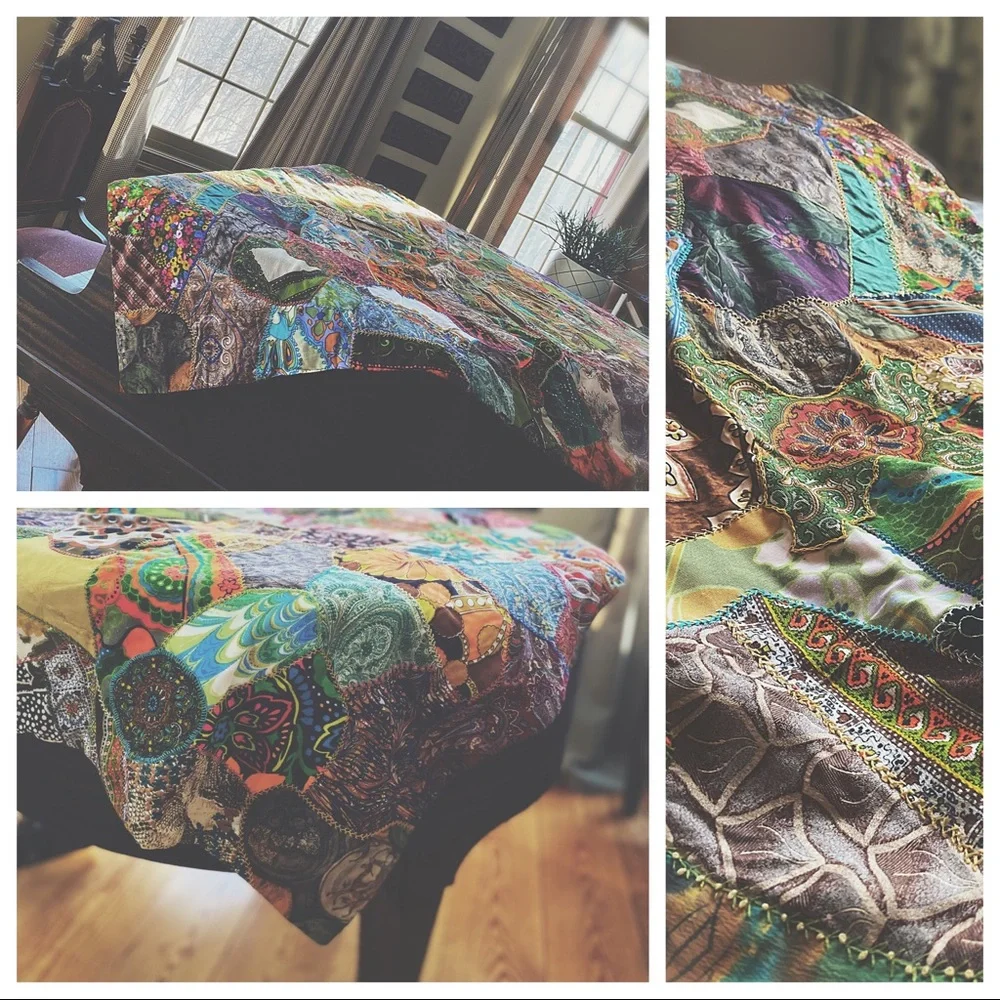 Family Heirloom Crazy Quilt